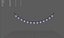 Rainbow pennant garland 3D model
