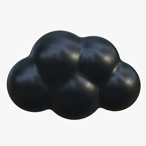 3D Black Cloud
