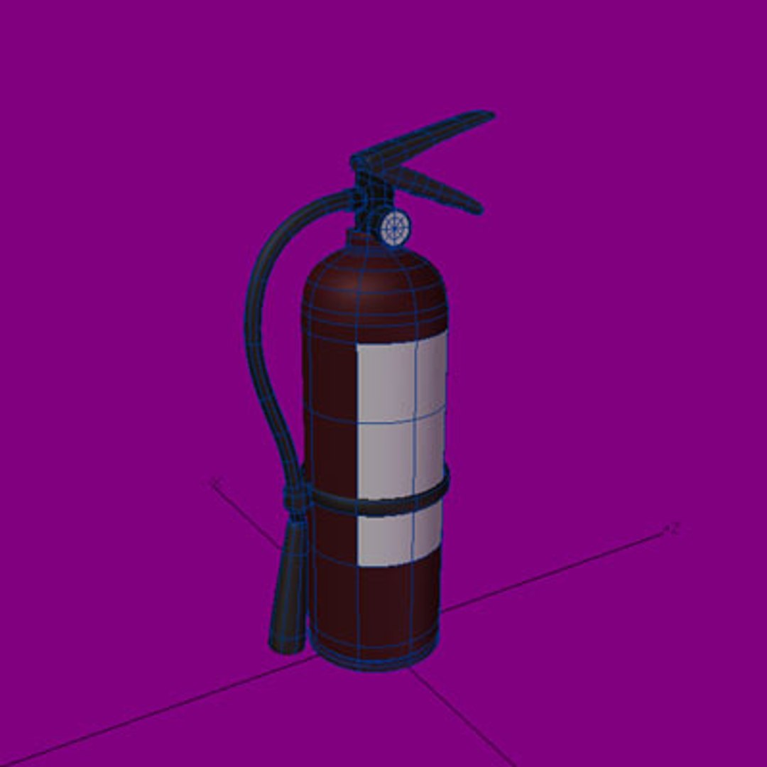 Extinguisher 3d Model 