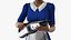 Light Skin Black Maid with Handheld Vacuum Cleaner Rigged
