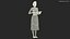 Light Skin Black Maid with Handheld Vacuum Cleaner Rigged