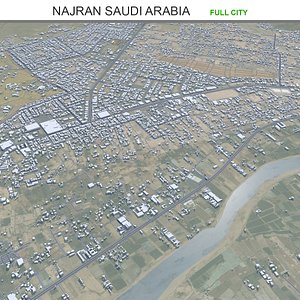 Najran Saudi Arabia 3D