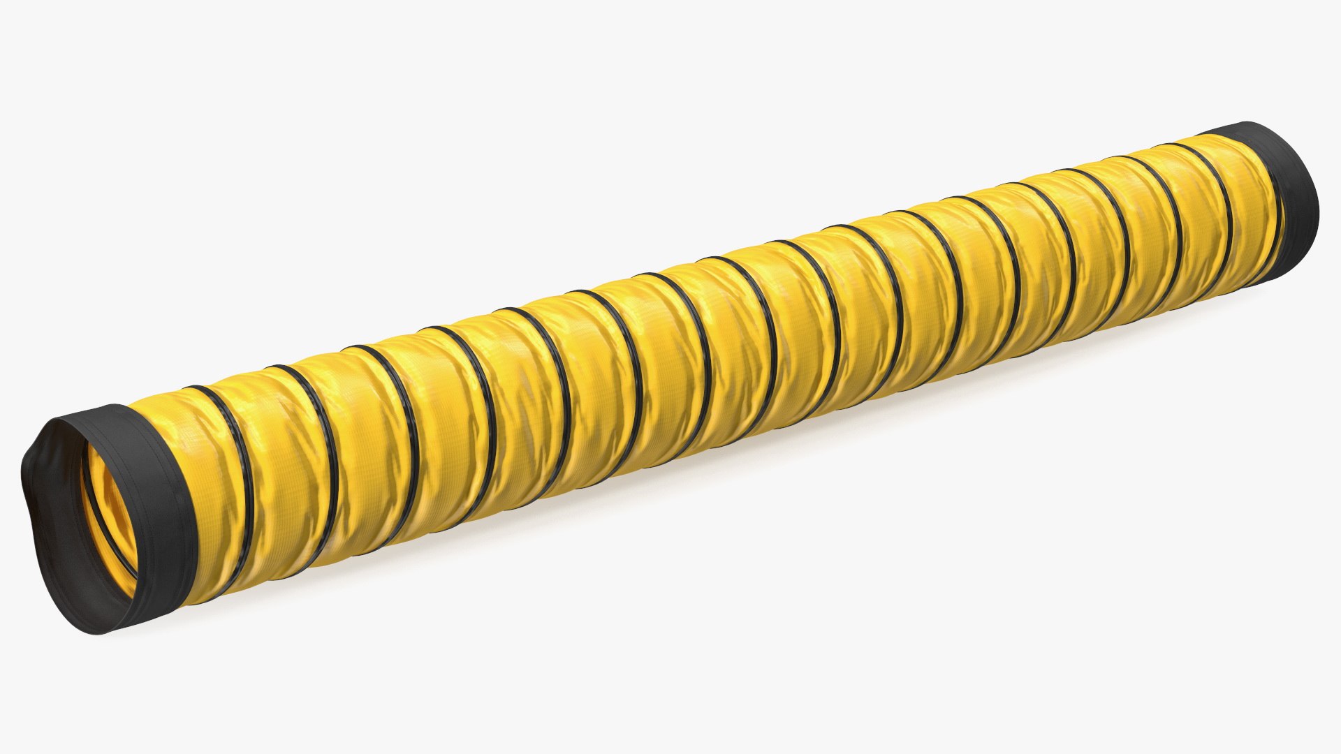 PVC Coated Fabric Flexible Duct Rigged for Modo 3D model preview