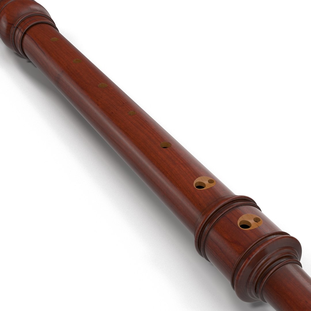 recorder musical instrument 3d model