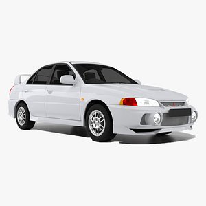 3D model Mitsubishi Lancer Evolution EVO IV