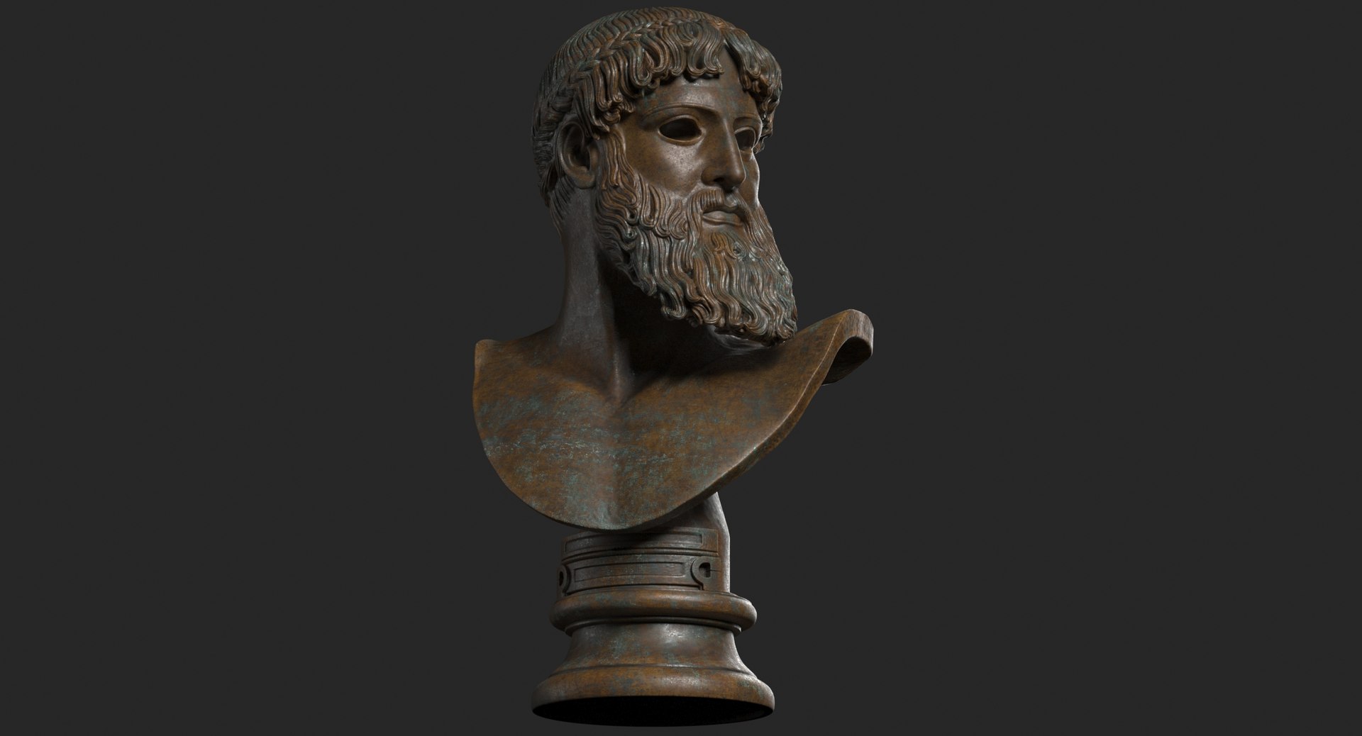 3D Zeus Bust Model - TurboSquid 1294199