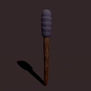 3D medieval style torch