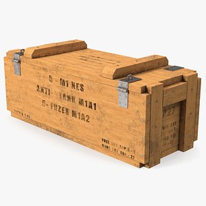 Military Wooden Ammo Crate