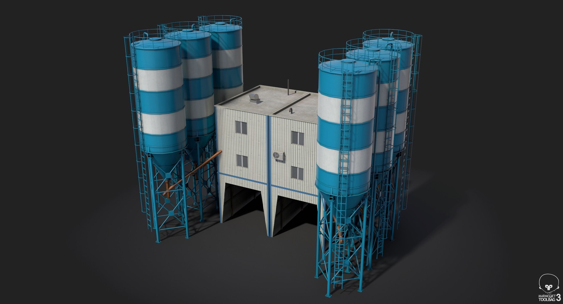 cement mixer plant 3D model https://p.turbosquid.com/ts-thumb/zq/10X9ew/gYAdaPBE/screenshot001/jpg/1565276452/1920x1080/fit_q87/38e54c06e02d4355f5cf93e448c6ab964a6702e2/screenshot001.jpg