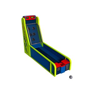 Arcade Bowling V1 Game Machine Game Ready PBR