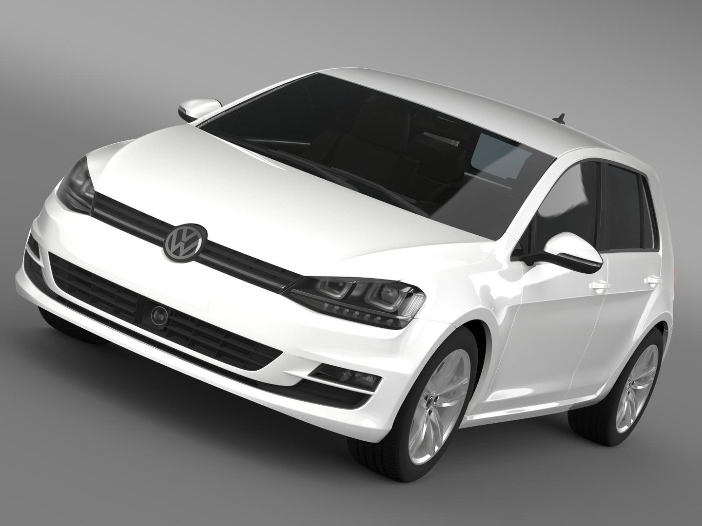 golf tdi 4motion 5d 3d model