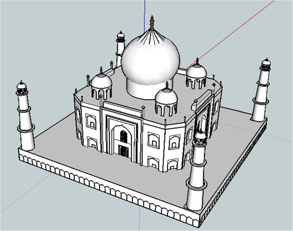 Taj Mahal Palace Architecture 3D Model - TurboSquid 1327128