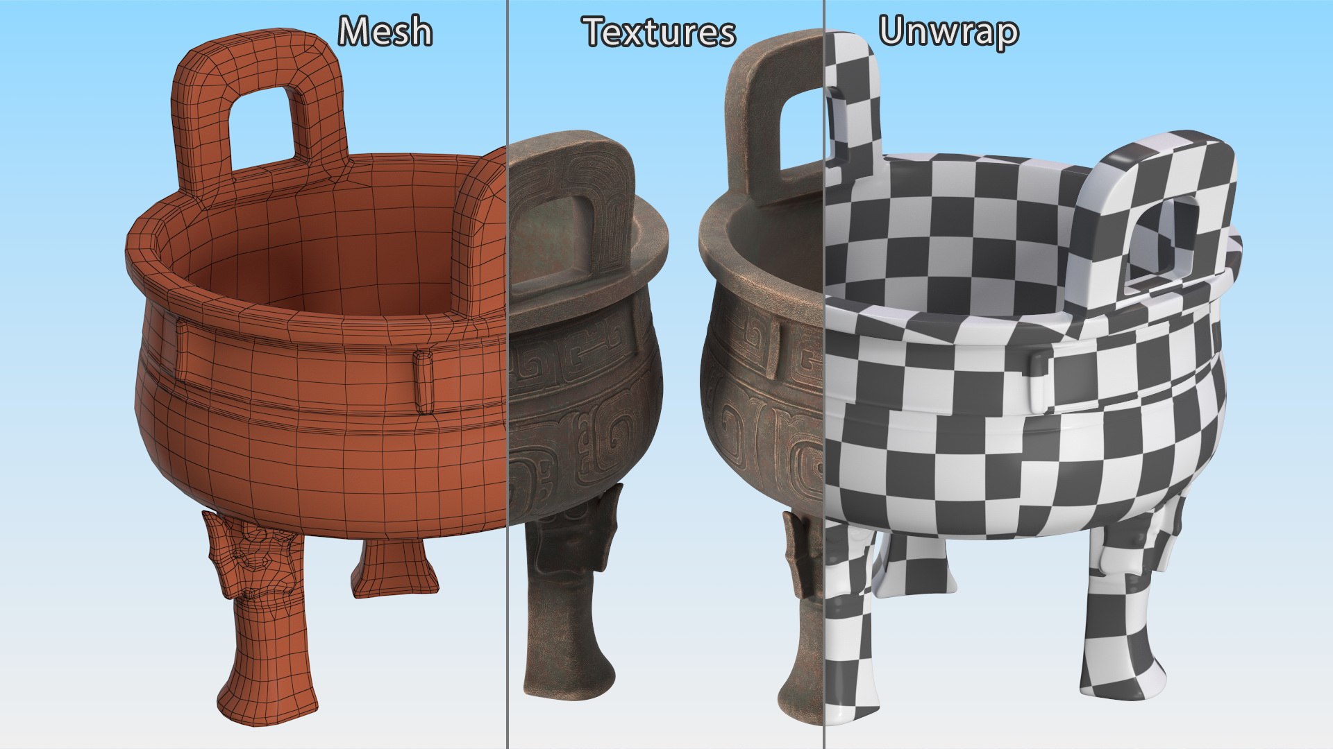 3D Antique Chinese Cauldron https://p.turbosquid.com/ts-thumb/zq/FISKA8/Mn/antiquechinesecauldronvray3dmodel007/jpg/1719416871/1920x1080/fit_q87/f79dce240335f70bc85ec648c072ea93ca278b25/antiquechinesecauldronvray3dmodel007.jpg