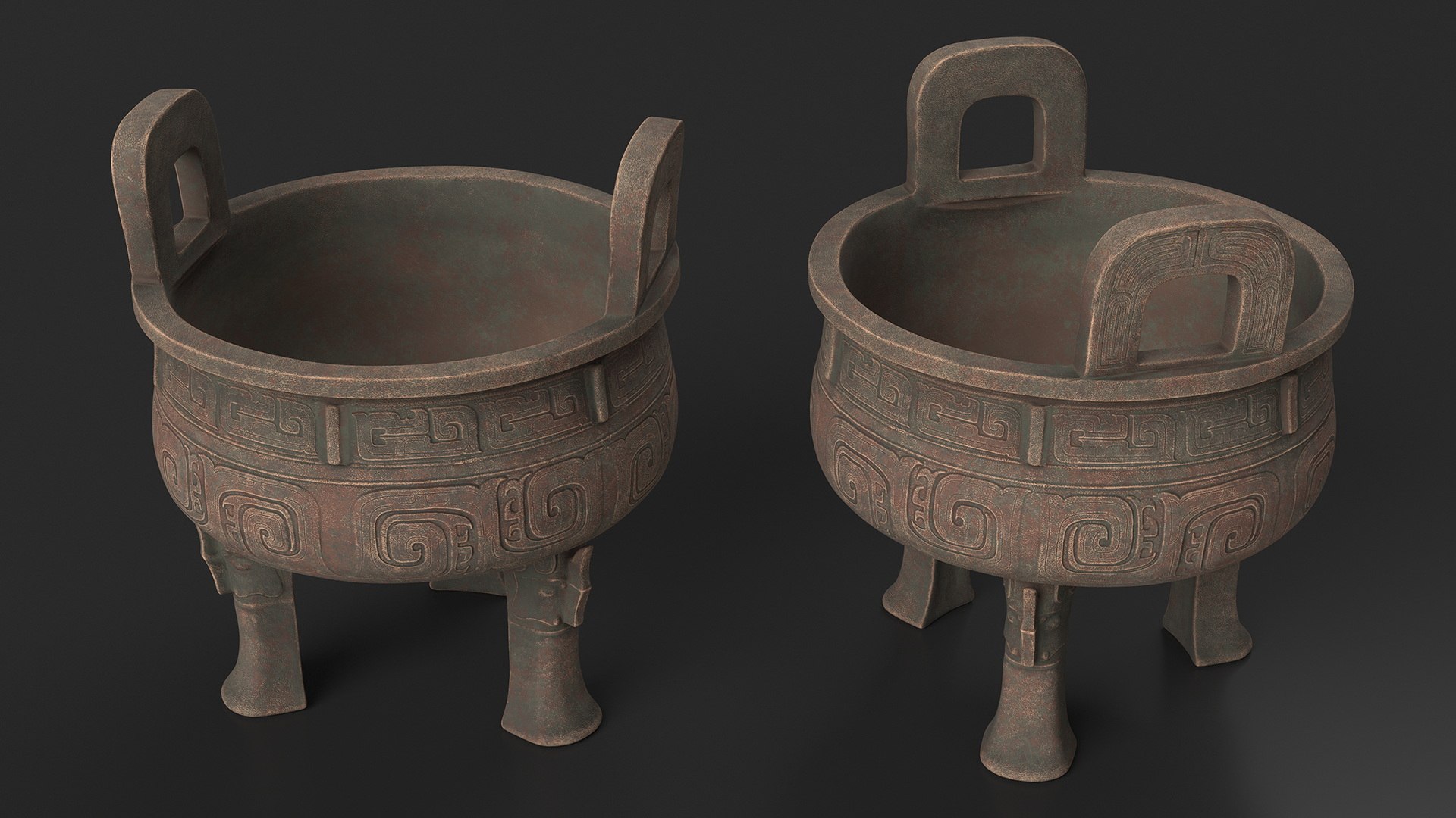 3D Antique Chinese Cauldron https://p.turbosquid.com/ts-thumb/zq/FISKA8/ls/antiquechinesecauldronvray3dmodel004/jpg/1719416860/1920x1080/fit_q87/352a3e936e5b8d528f7d954033a0326b6ec7e62f/antiquechinesecauldronvray3dmodel004.jpg