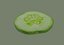 green cucumber 3D model