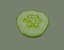green cucumber 3D model