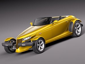 plymouth stock prowler 1997 3d model