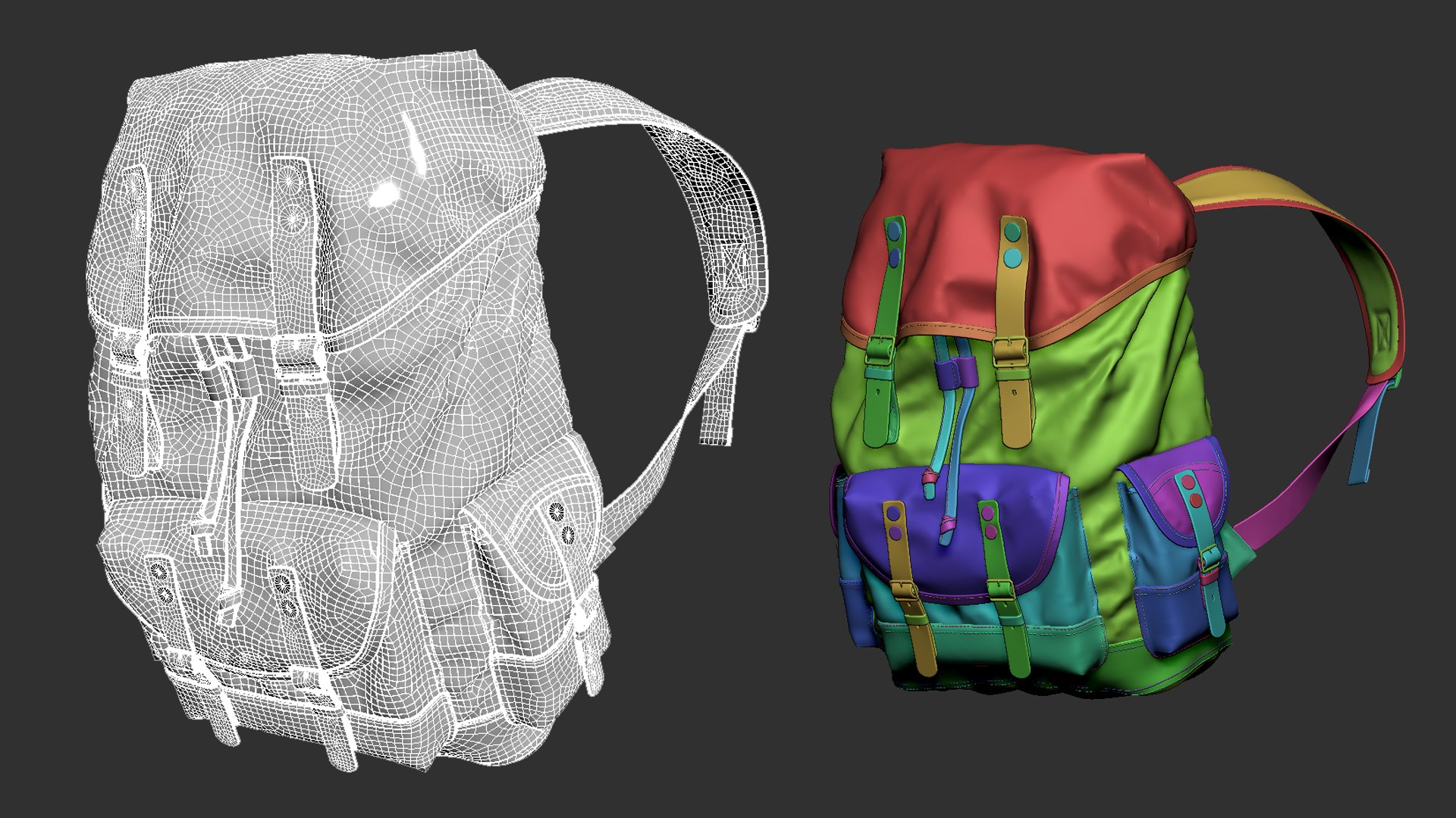 3D Backpack 1 Model - TurboSquid 2205802