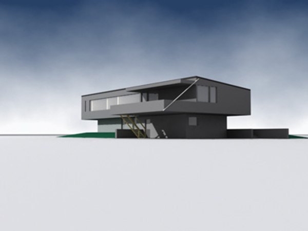 azuma house tadao ando 3d model
