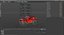 Jeep Wrangler Rock Climbing Vehicle Red Dirty Rigged for Cinema 4D