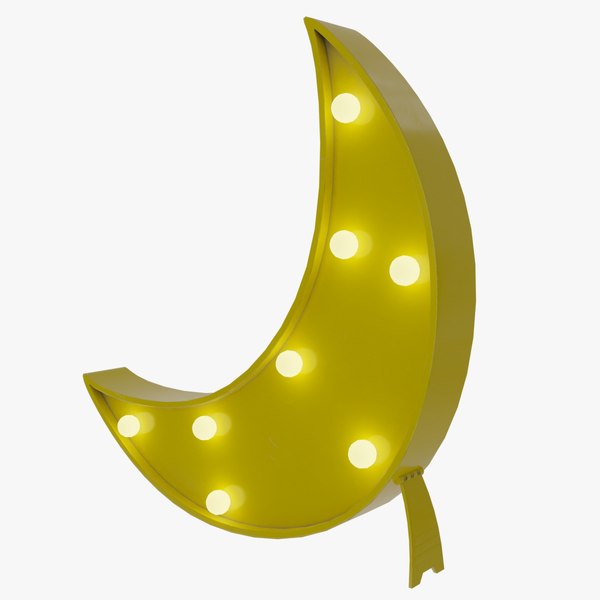 3D Moon-shaped Nightlight