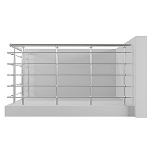 Aluminum Railing System - RS10 3D