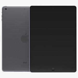 3d model ipad air space gray