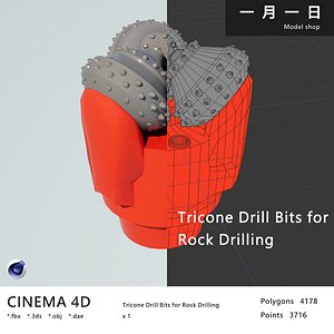 Tricone Drill Bits for Rock Drilling