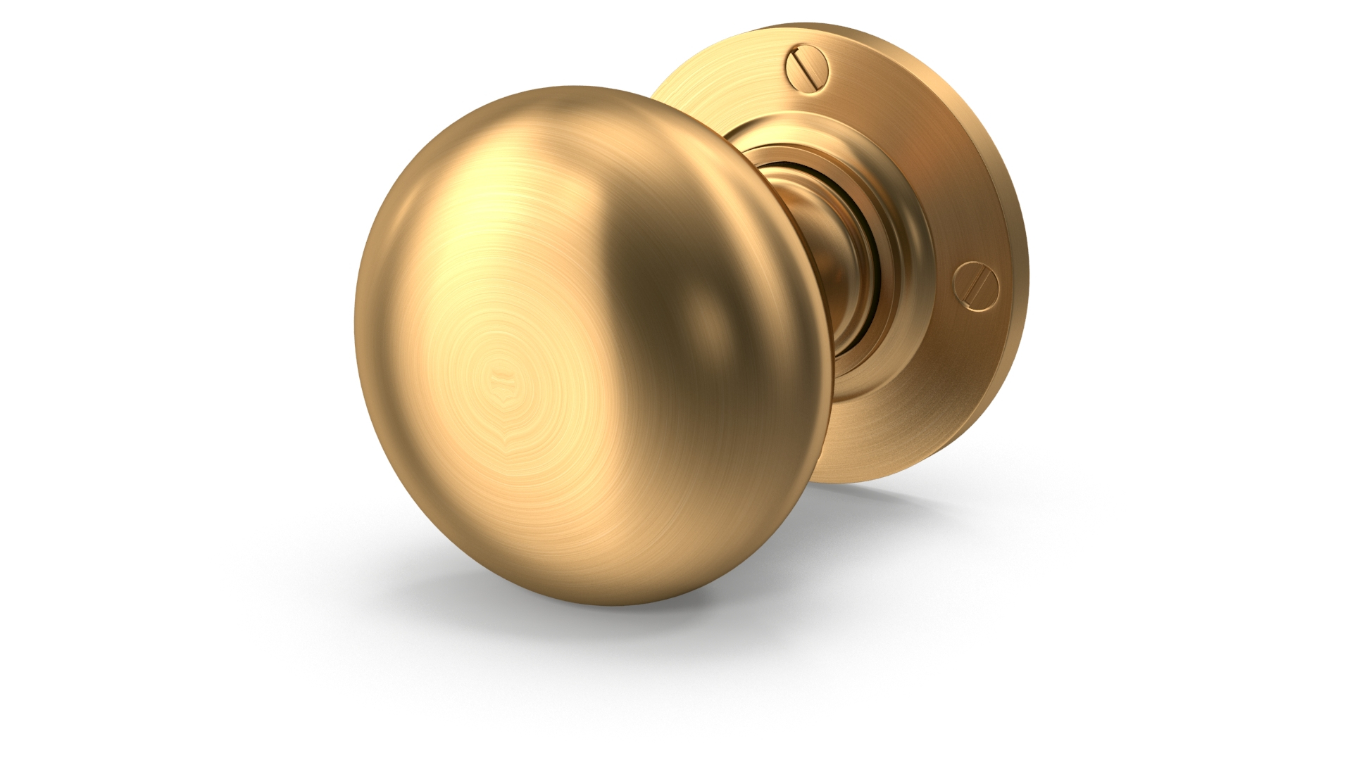 Door Knob Golden 3D Model TurboSquid 1687992