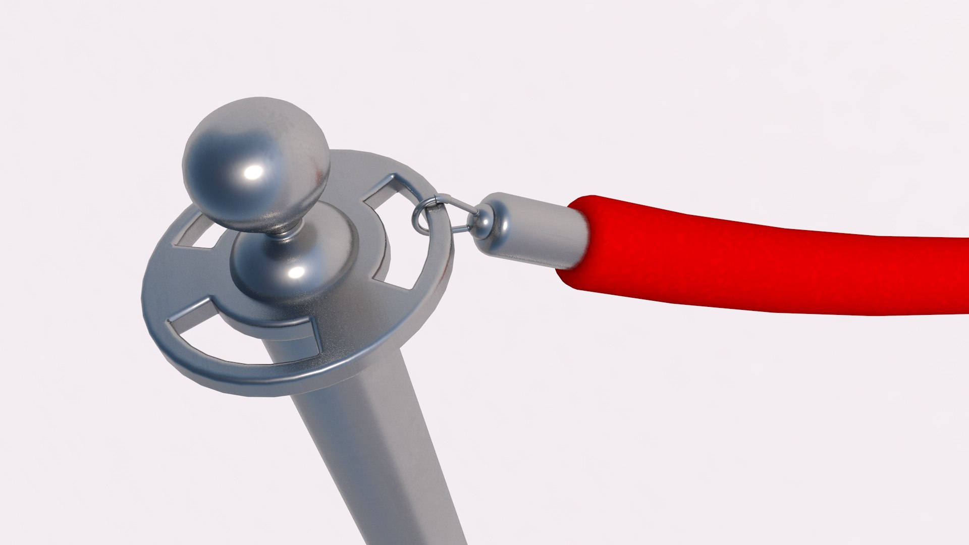 3D Velvet Rope - TurboSquid 1770779