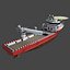 support vessel mpsv boat 3d model