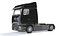 Mercedes 600 Tractor Unit Black Rigged for Maya 3D