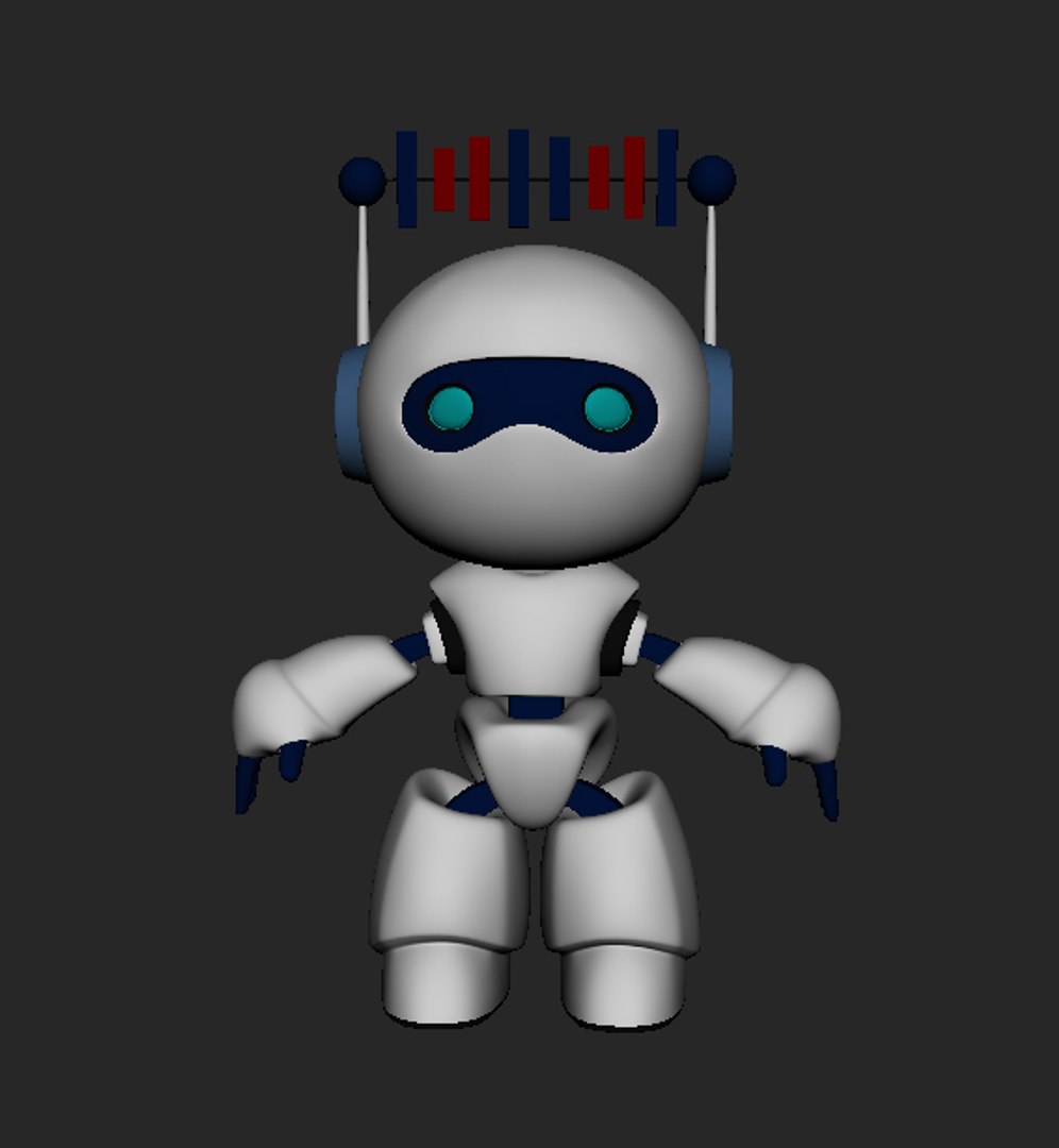 3D Robot Mascot Character Animation - TurboSquid 1628421