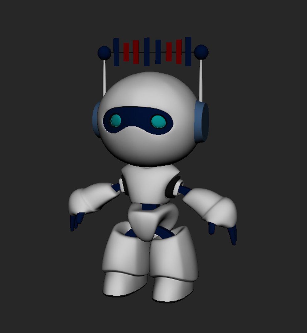 3D Robot Mascot Character Animation - TurboSquid 1628421