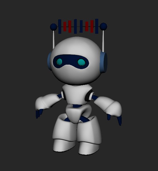 3D robot mascot character animation - TurboSquid 1628421