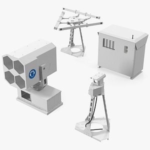 Airport Bird Collision Avoidance System Set model