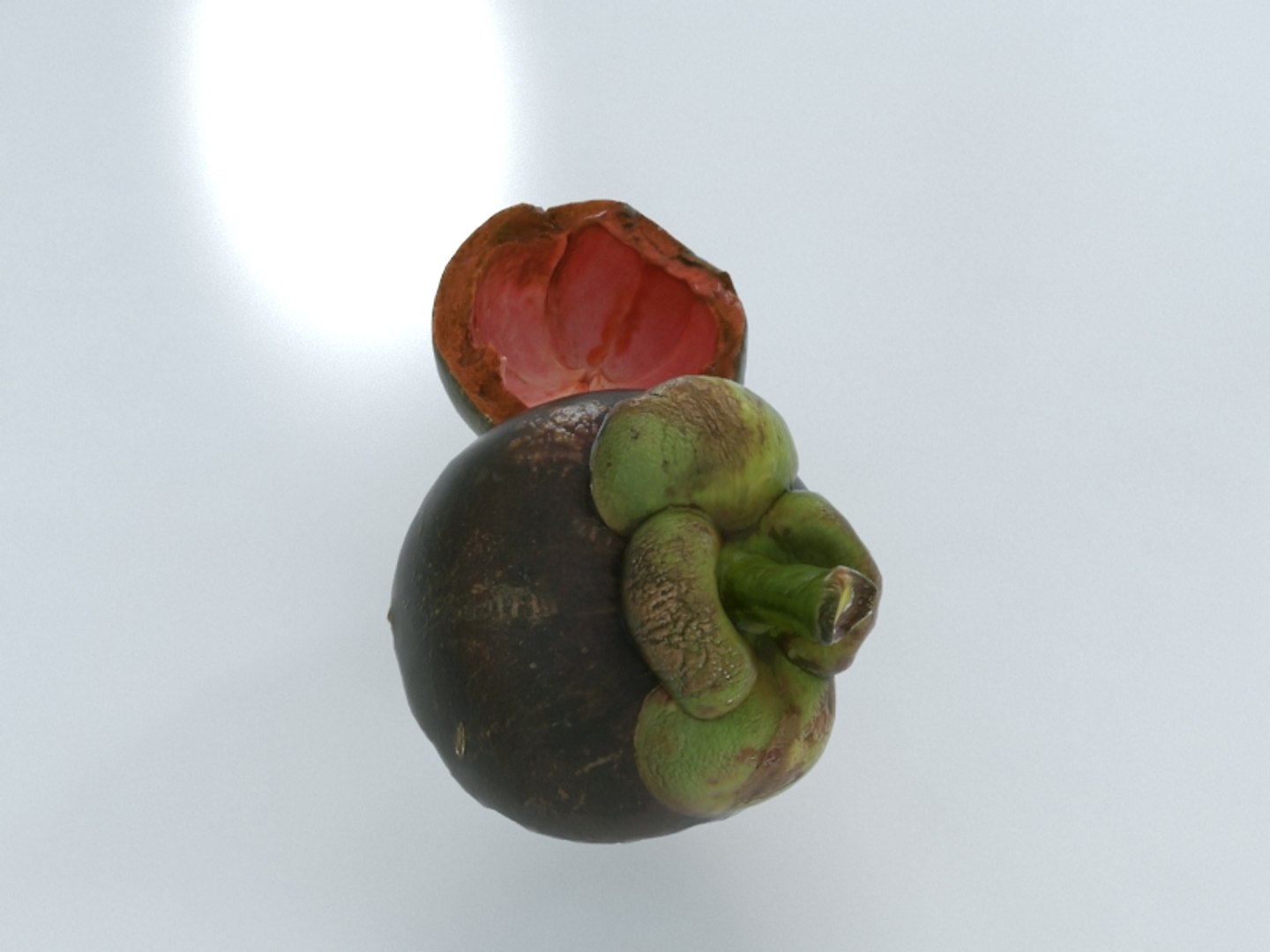 Mangosteen Open 3D Model TurboSquid 1281620