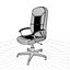 free obj mode chair office