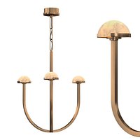 PEDRA ROUND CHANDELIER 24