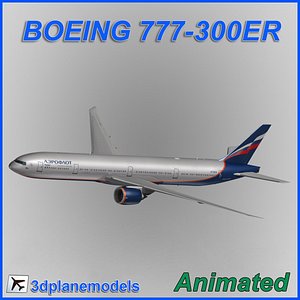 3d boeing 777-300er model