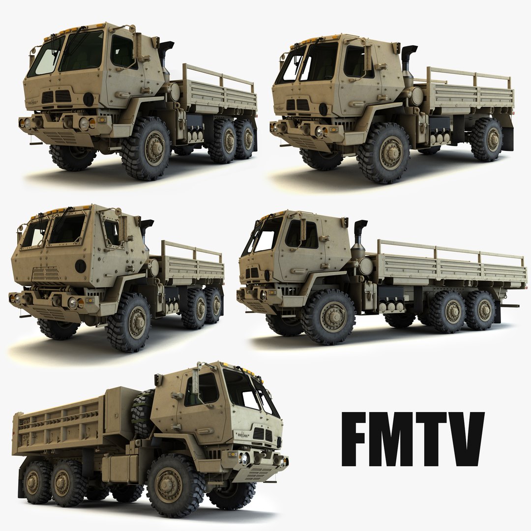 3D M939 Military Cargo Truck Light Rigged Model - TurboSquid 1715630