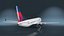 3D Delta Airlines Boeing 737-900 with Interior and Doors