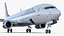 3D Delta Airlines Boeing 737-900 with Interior and Doors