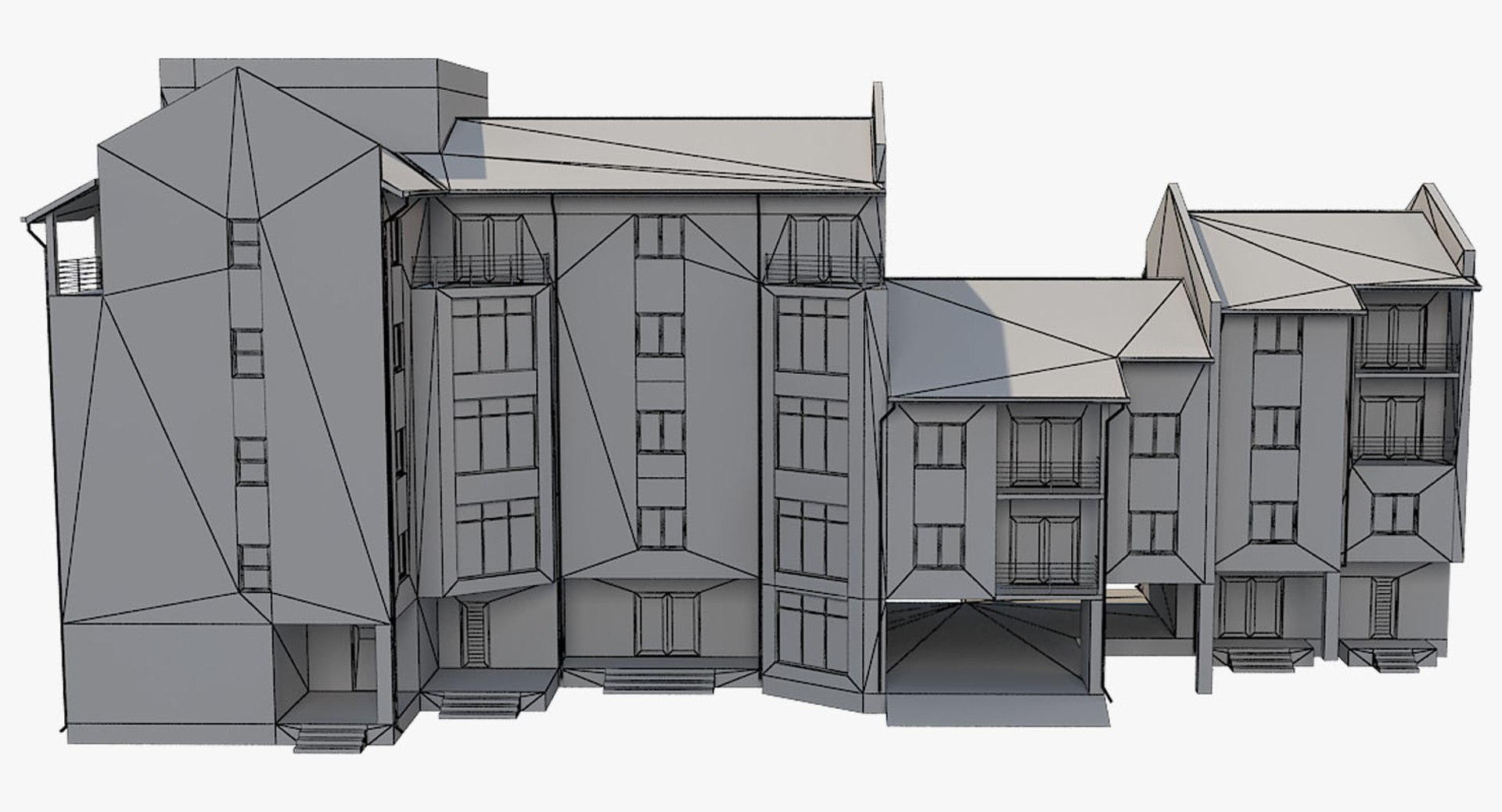 Residential Building 3d Max