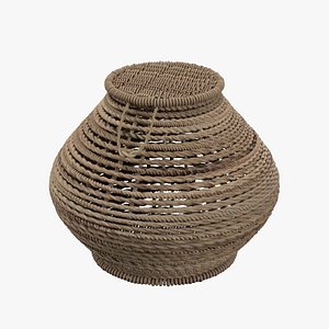 3D Large Rattan basket
