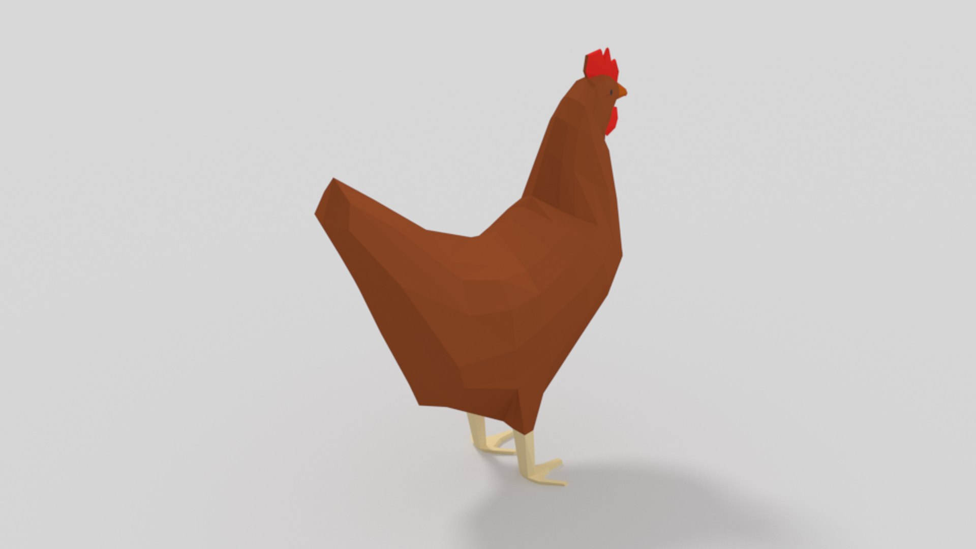 3D chicken cartoon model - TurboSquid 1440653