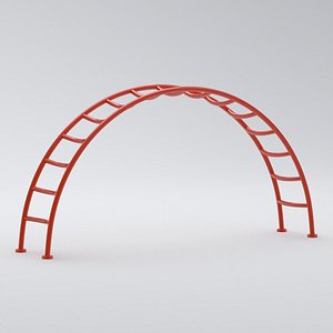 Playground Climber Red 3D model