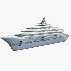 Superyacht Flying Fox Gameready PBR