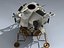 3d eagle lunar lander lem model