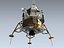 3d eagle lunar lander lem model